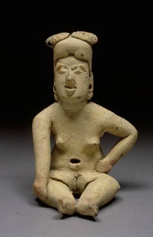 Unknown, Seated female figurine, 1800–1200 B.C.
