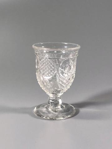 Unknown, Footed Sherry Glass, "Horn of Plenty" Pattern, 1875–1900