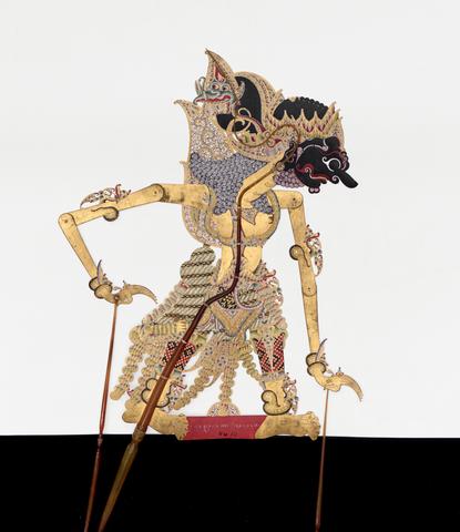 Ki Kertiwanda, Shadow Puppet (Wayang Kulit) of Gandamana, from the set Kyai Nugroho, 1913