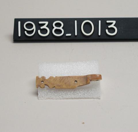 Unknown, Bone Strap Terminal Hinge Plate, ca. 323 B.C.–A.D. 256