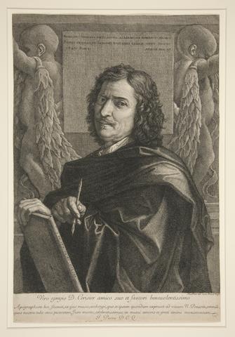 Jean Pesne, Nicolas Poussin a 55 ans (the so-called Autoportrait Pointel-Cerisier), 1661