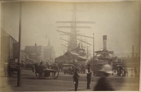 Unknown Photographer, Manly Wharf, Sydney, from the album [Sydney, Australia], ca. 1880s