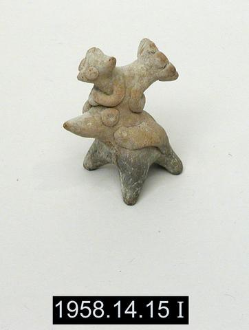 Unknown, Whistle figurine with bird headdress, 200 B.C.