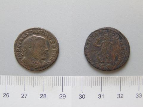 Constantine I, Emperor of Rome, 1 Nummus of Constantine I, Emperor of Rome from Thessalonica, 312–12