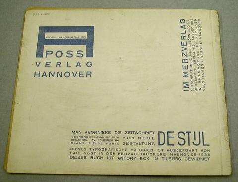 Theo van Doesburg, Die Scheuche X Merz 14/15, 1925