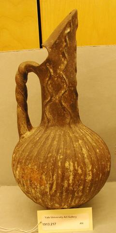 Unknown, Vertical-Spouted Impasto Jug, ca. 700 B.C.