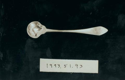 Stephen Emery, Salt spoon, ca. 1775