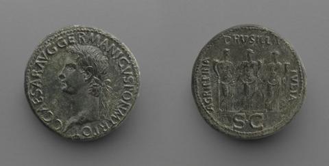 Caligula, Emperor of the Rome, Sestertius of C. Caesar Augustus Germanicus ("Caligula"), Emperor of Rome from Rome, A.D. 37