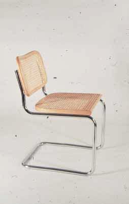 Marcel Breuer, Cesca side chair, designed 1928; this example 1962–1970