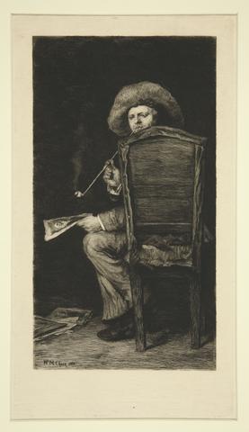 William Unger, The Smoker, 1875