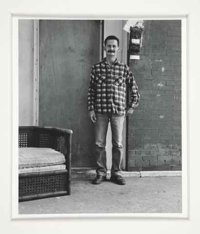Milton Rogovin, Victor with Bicycle, from the series Lower West Side Revisited, 1992