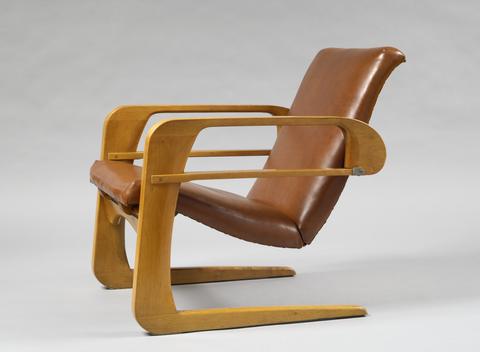 Kem Weber, "Air Line" Armchair, Designed 1934; manufactured 1935