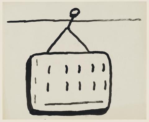 Philip Guston, Untitled [Calendar], from Suite of 21 Drawings, 1970