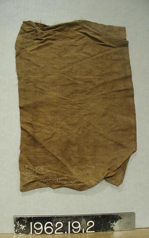 Unknown, Fragment oil satin damask with brocaded band, 16th–17th century