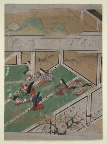 Unknown, Scene possibly from the Tale of  Ise, Chapter 3 Hijikimo., ca. 1800