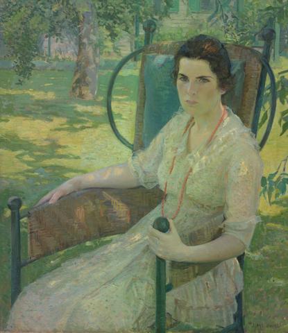 Josephine Miles Lewis, In the Orchard, 1922