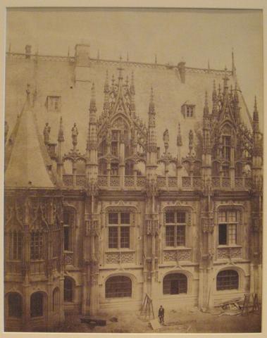 Louis-Auguste Bisson, Architectural Study, Rouen, ca. 1855