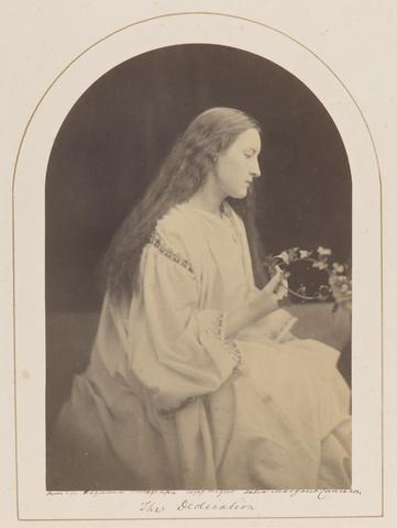 Julia Margaret Cameron, The Dedication (Hattie Campbell), 1868
