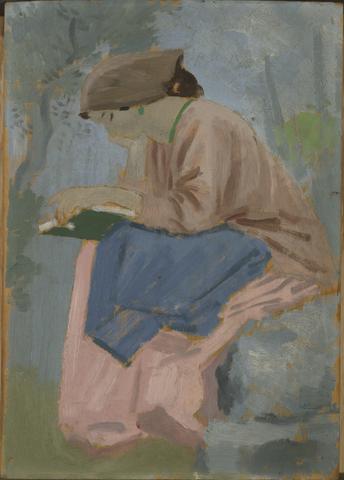 Augustus John, A Woman Reading - Provencal Study, 1910