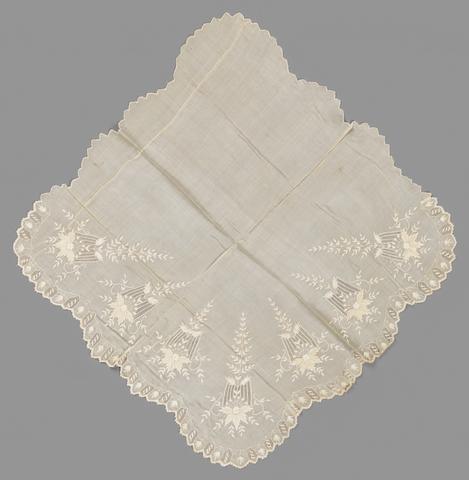 Unknown, Embroidered pina cloth, 19th century