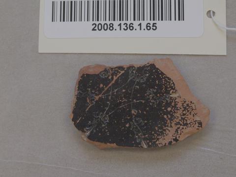 Unknown, Attic dish fragment with linked palmettes, ca. 420 B.C.–350 B.C.