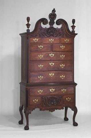 Unknown, High Chest of Drawers, 1760–80