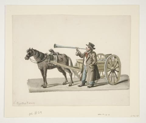Nicolino Calyo, The Oyster Man, ca. 1840