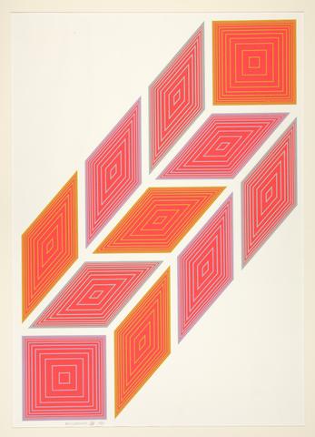 Richard J. Anuszkiewicz, New York City Opera, from the portfolio Seven Serigraphs by Seven Artists, 1968