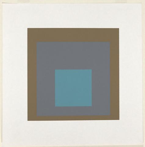 Josef Albers, Homage to the Square: Ten Works by Josef Albers 2/250 8. Aura, 1962