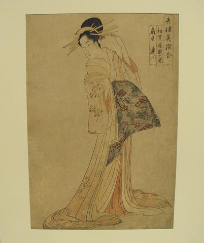 Hosoda Eishi, The courtesan Takigawa of Ogi-ya, 18th–19th century