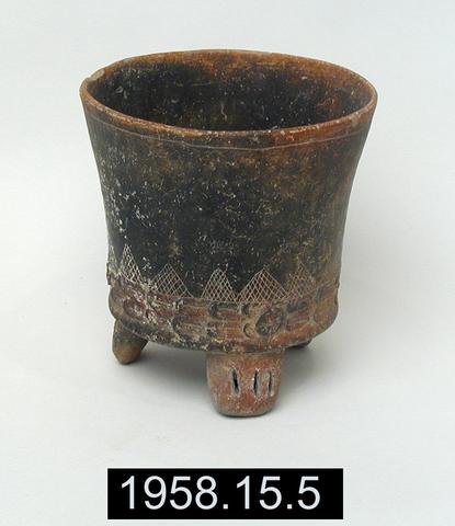 Unknown, Tripod Vessel with Incised Design, A.D. 300–500