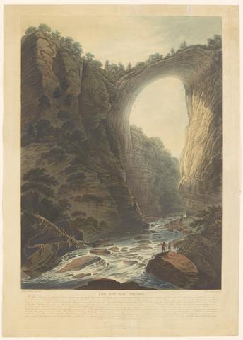 Joseph Constantine Stadler, The Natural Bridge (Va.), 1808