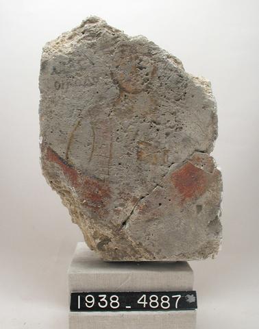 Unknown, Painted Plaster Block, ca. 323 B.C.–A.D. 256
