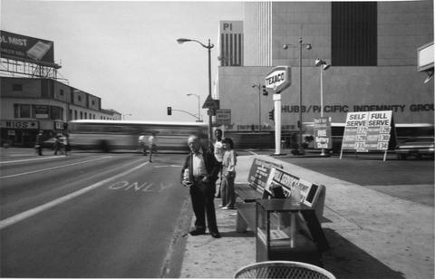 Anthony Hernandez, Vermont Avenue & Wilshire Boulevard, from the series Public Transit Areas (#11), 1979