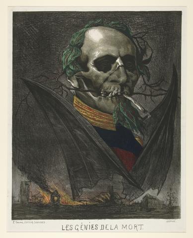 Edmond Guillaume, Les Génies de la Mort (Napoleon III), ca. 1870