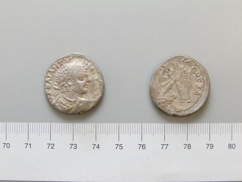 Caracalla, Roman Emperor, Tetradrachm of Caracalla, Roman Emperor from Aelia Capitolina, 215–17