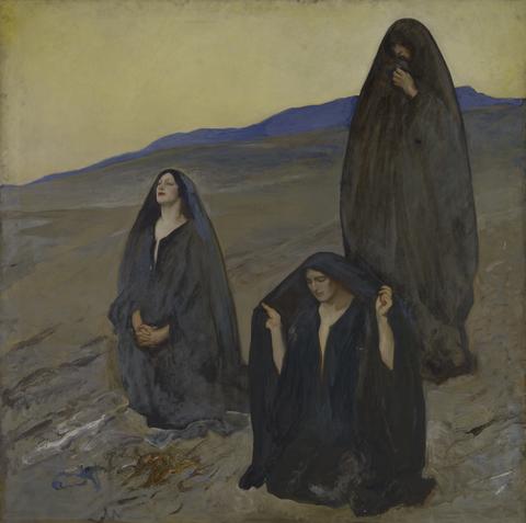 Edwin Austin Abbey, The Three Marys, ca. 1906–1911