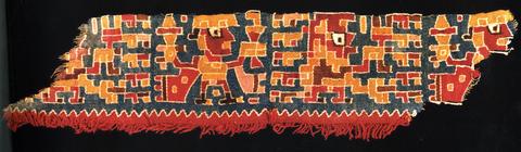 Unknown, Fringed Border from a Tunic, A.D. 750–1000