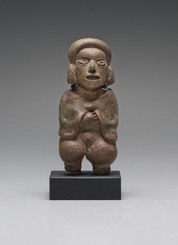Unknown, Standing Figurine with a Cape, 300 B.C.–A.D. 300