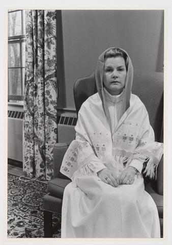 Joyce Baronio, Untitled (Woman in White with Shawl), from Joyce Baronio portfolio, ca. 1976