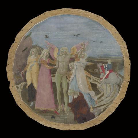 Benvenuto di Giovanni, Love Bound by Maidens, 1497