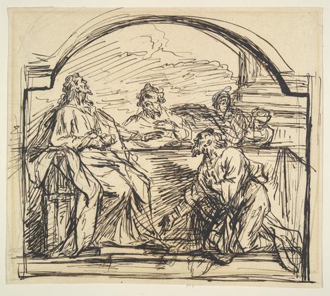 Unknown, Supper at Emmaus, 18th century