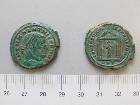 Maxentius, Emperor of Rome, 1 Nummus of Maxentius, Caesar 306 307, Augustus 307 312 from Carthage, 307