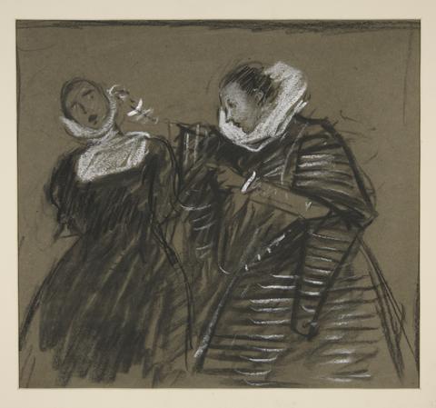 Edwin Austin Abbey, Sketch for Taming of the Shrew (?), n.d.