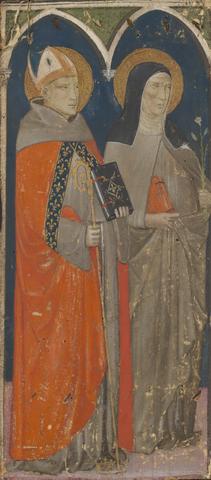 Lippo d' Andrea, Saint Louis of Toulouse and Saint Clara, ca. 1420–30