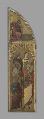 Spinello Aretino, Saints with Angel Annunciate, ca. 1400