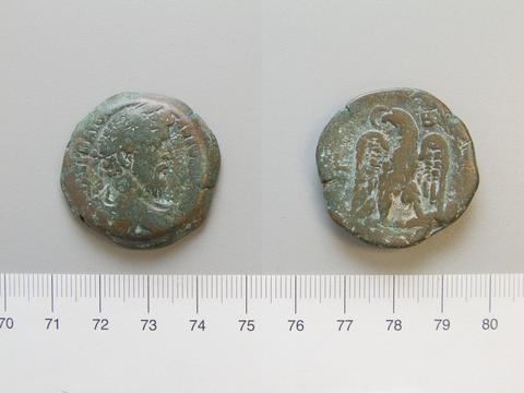 Marcus Aurelius, Emperor of Rome, Coin of Marcus Aurelius, Emperor of Rome from Alexandria, A.D. 171/172