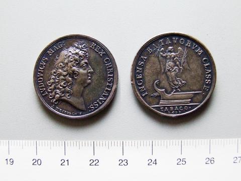 Anton Meybusch, Coin from France , 1677