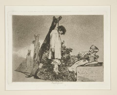 Francisco Goya, Tampoco (Not [in This Case] Either), pl. 36 from Los desastres de la guerra (The Disasters of War), 1810–1820, published 1863