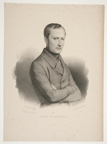 Antoine Maurin, Portrait of Paul Delaroche, n.d.